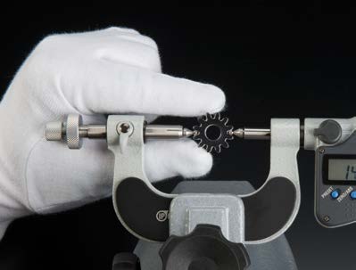 BALL ANVIL TYPE GEAR MICROMETER