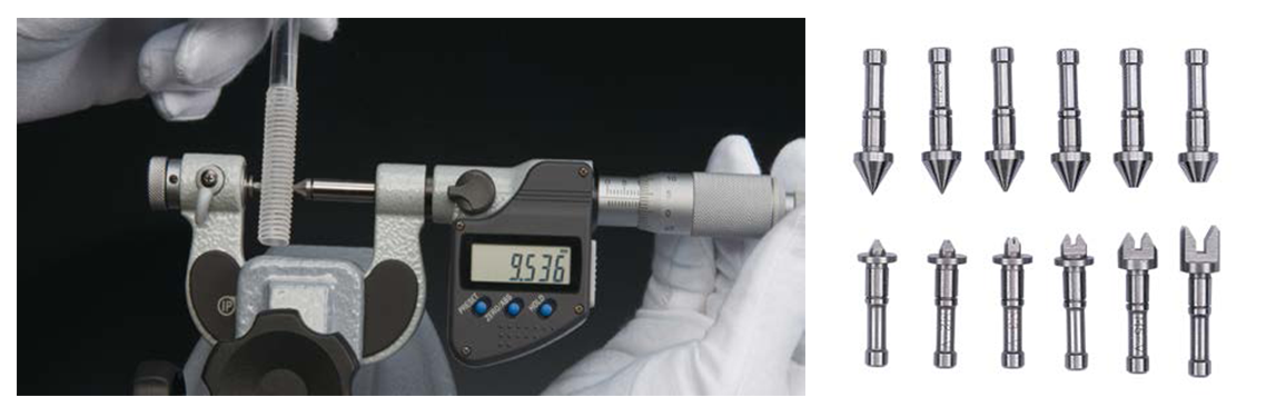 INTERCHANGEABLE TIP TYPE SCREW THREAD MICROMETER