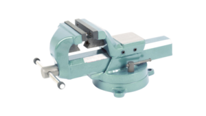 Lead vise with TRUSCO turntable (strong type, square body shaft) 100 mm