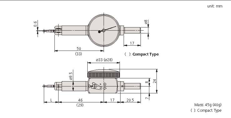 Pocket Type Dial Test Indicators