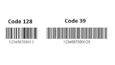 Barcode - Code 128 Code 39