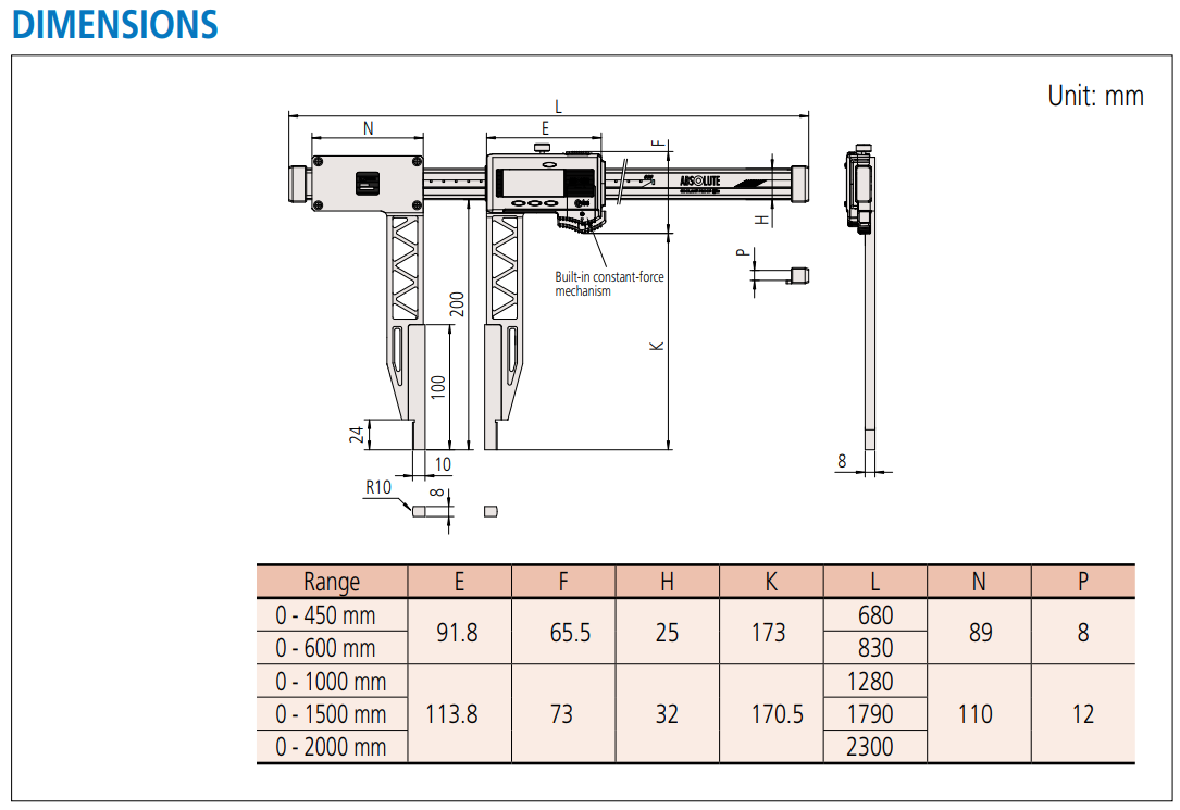 Caliper SERIES 552 with Long Jaws -03