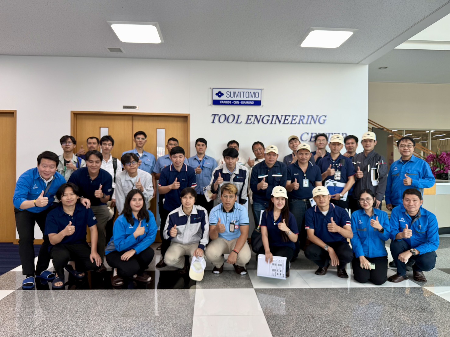 บรรยากาศการอบรมสัมมนาเทคโนโลยี Cutting Tools จัดโดย sumipol และ sumitomo Sumitomo ที่