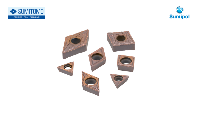 T2100Z - Sumitomo เกรดเซอร์เมทเคลือบ T2100Z สำหรับการกลึงเหล็ก